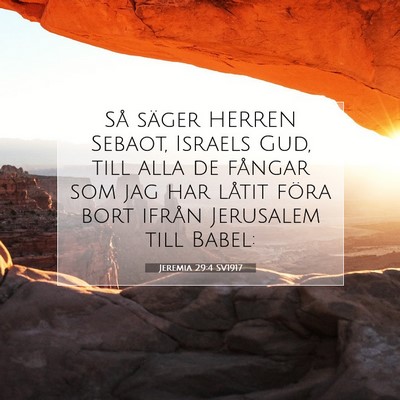 Jeremia 29:4 Bibelvers Förklarad