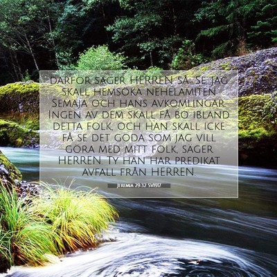 Jeremia 29:32 Bibelvers Förklarad