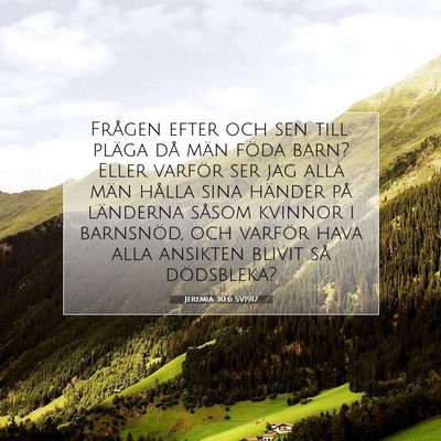 Jeremia 30:6 SV1917 Bild av bibelvers