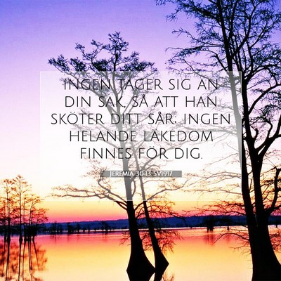 Jeremia 30:13 Bibelvers Förklarad