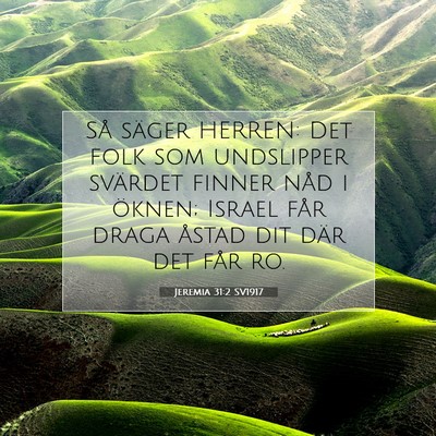 Jeremia 31:2 Bibelvers Förklarad