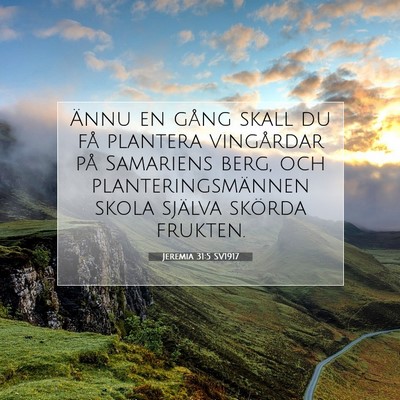 Jeremia 31:5 Bibelvers Förklarad