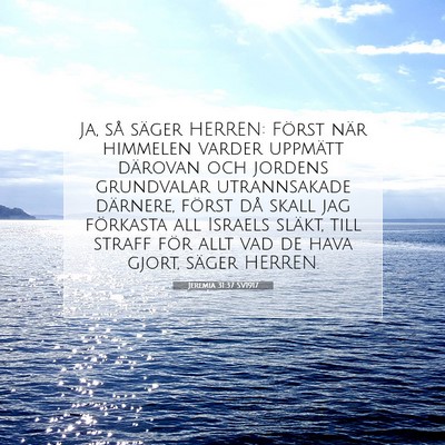 Jeremia 31:37 SV1917 Bild av bibelvers