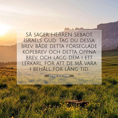 Jeremia 32:14 SV1917 Bild av bibelvers