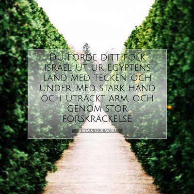 Jeremia 32:21 SV1917 Bild av bibelvers