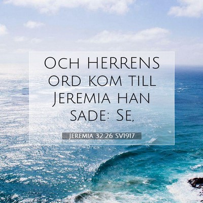 Jeremia 32:26 Bibelvers Förklarad