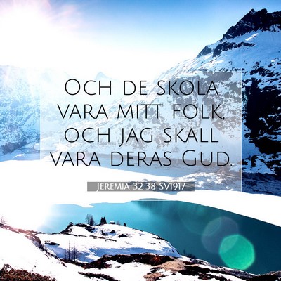 Jeremia 32:38 SV1917 Bild av bibelvers