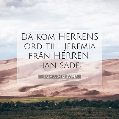 Jeremia 34:12 Bibelvers Förklarad