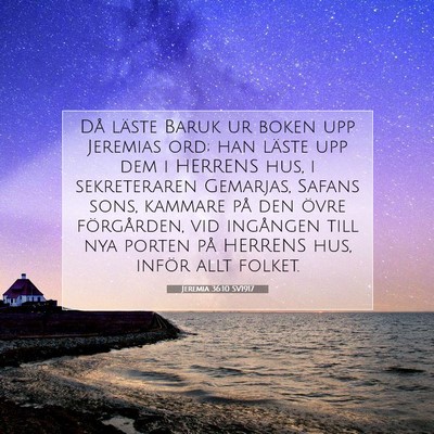 Jeremia 36:10 Bibelvers Förklarad