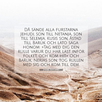 Jeremia 36:14 SV1917 Bild av bibelvers