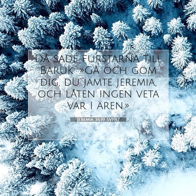 Jeremia 36:19 Bibelvers Förklarad