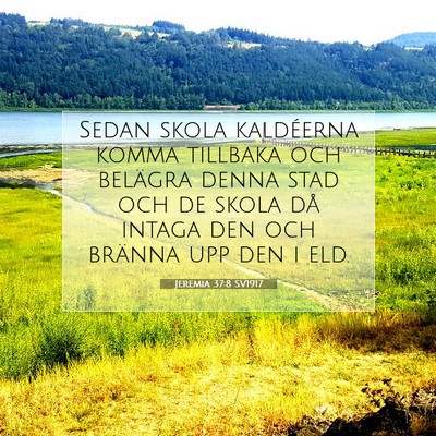 Jeremia 37:8 SV1917 Bild av bibelvers