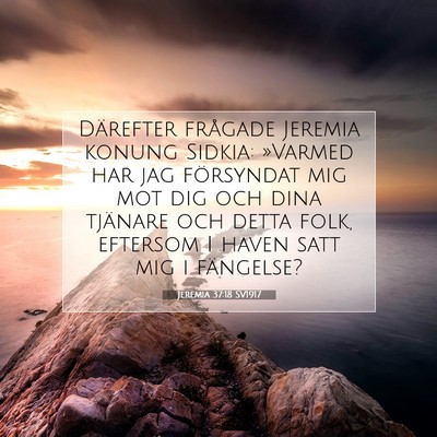 Jeremia 37:18 Bibelvers Förklarad