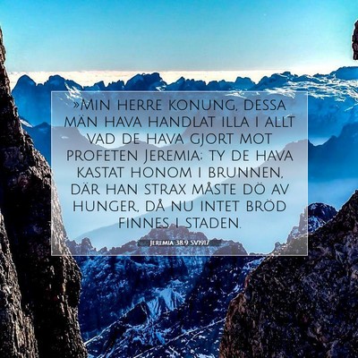 Jeremia 38:9 Bibelvers Förklarad