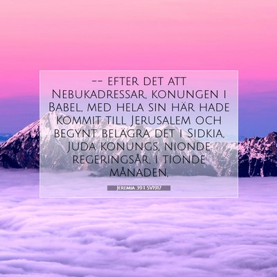 Jeremia 39:1 SV1917 Bild av bibelvers