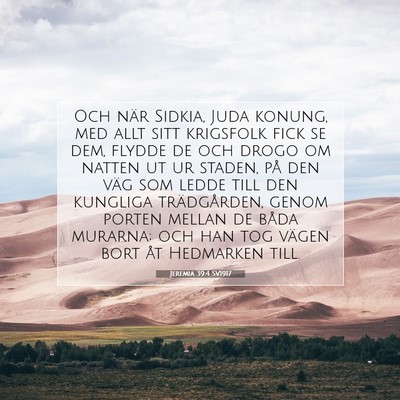 Jeremia 39:4 Bibelvers Förklarad