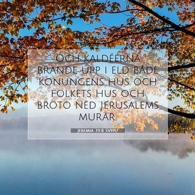 Jeremia 39:8 SV1917 Bild av bibelvers