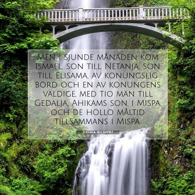 Jeremia 41:1 SV1917 Bild av bibelvers