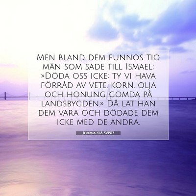 Jeremia 41:8 Bibelvers Förklarad