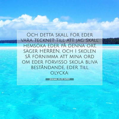 Jeremia 44:29 Bibelvers Förklarad
