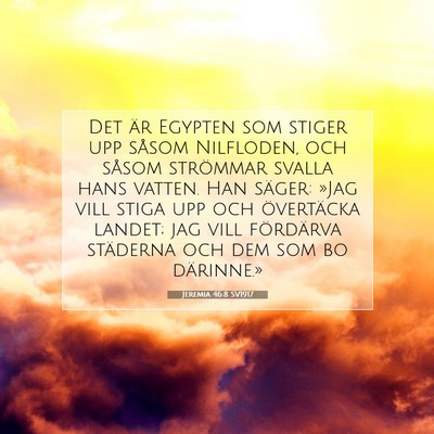 Jeremia 46:8 Bibelvers Förklarad