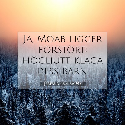 Jeremia 48:4 Bibelvers Förklarad