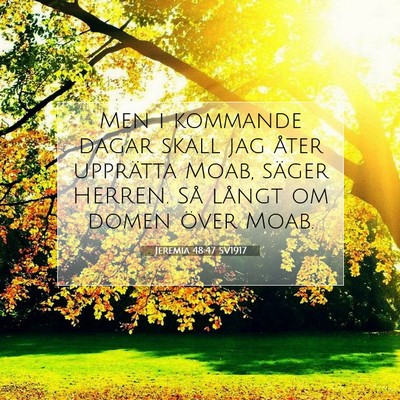 Jeremia 48:47 SV1917 Bild av bibelvers