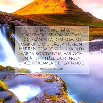 Jeremia 49:5 Bibelvers Förklarad
