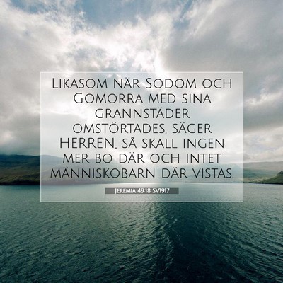 Jeremia 49:18 Bibelvers Förklarad
