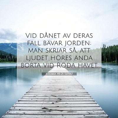 Jeremia 49:21 Bibelvers Förklarad