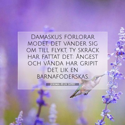 Jeremia 49:24 Bibelvers Förklarad