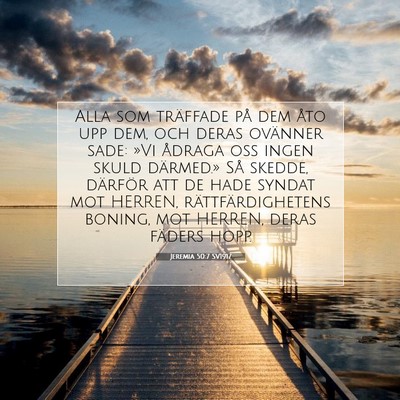 Jeremia 50:7 SV1917 Bild av bibelvers