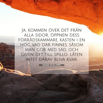 Jeremia 50:26 Bibelvers Förklarad