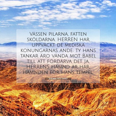 Jeremia 51:11 Bibelvers Förklarad