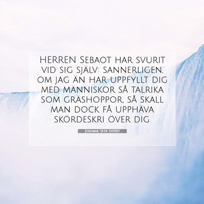 Jeremia 51:14 Bibelvers Förklarad