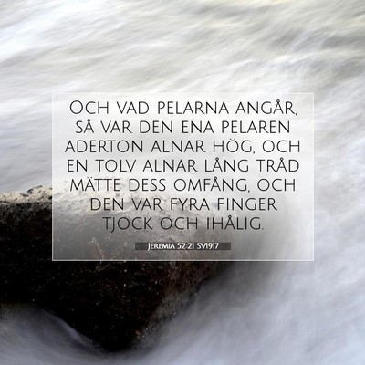 Jeremia 52:21 Bibelvers Förklarad