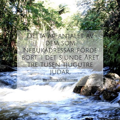 Jeremia 52:28 SV1917 Bild av bibelvers