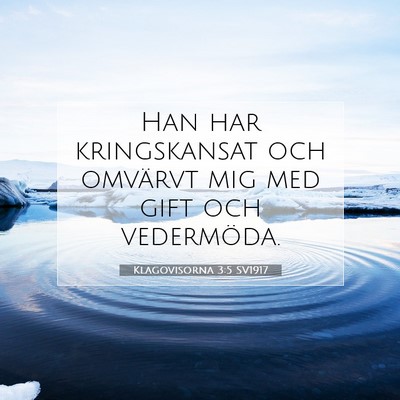 Klagovisorna 3:5 Bibelvers Förklarad