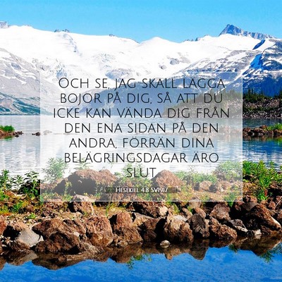 Hesekiel 4:8 Bibelvers Förklarad