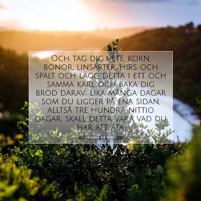 Hesekiel 4:9 Bibelvers Förklarad