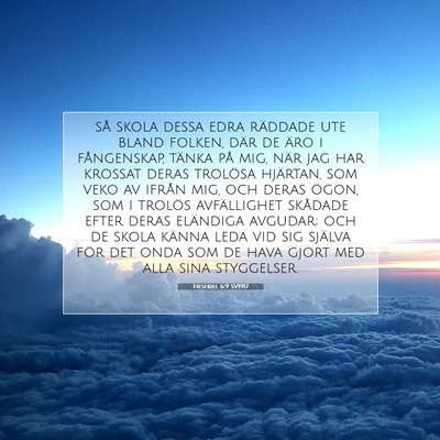 Hesekiel 6:9 SV1917 Bild av bibelvers