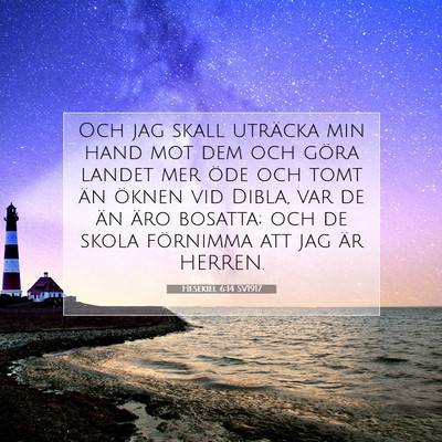 Hesekiel 6:14 Bibelvers Förklarad
