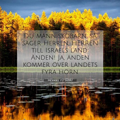 Hesekiel 7:2 Bibelvers Förklarad