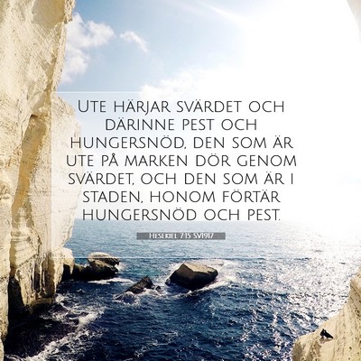 Hesekiel 7:15 Bibelvers Förklarad