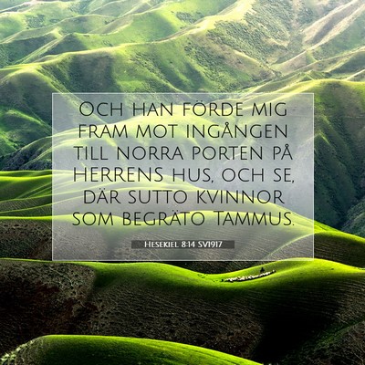 Hesekiel 8:14 Bibelvers Förklarad