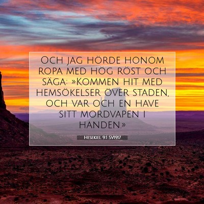 Hesekiel 9:1 Bibelvers Förklarad
