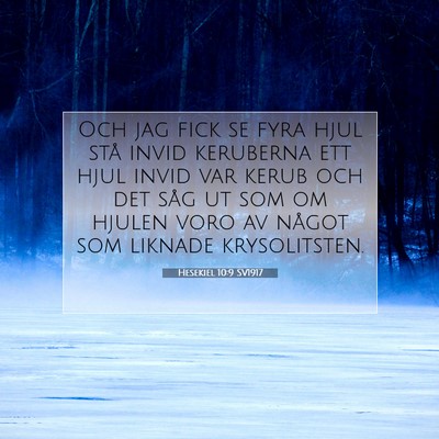 Hesekiel 10:9 Bibelvers Förklarad