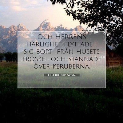 Hesekiel 10:18 Bibelvers Förklarad