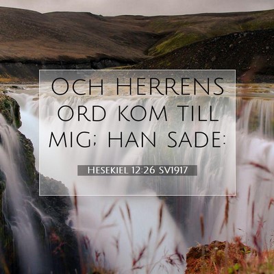 Hesekiel 12:26 Bibelvers Förklarad