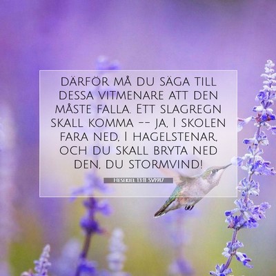 Hesekiel 13:11 Bibelvers Förklarad